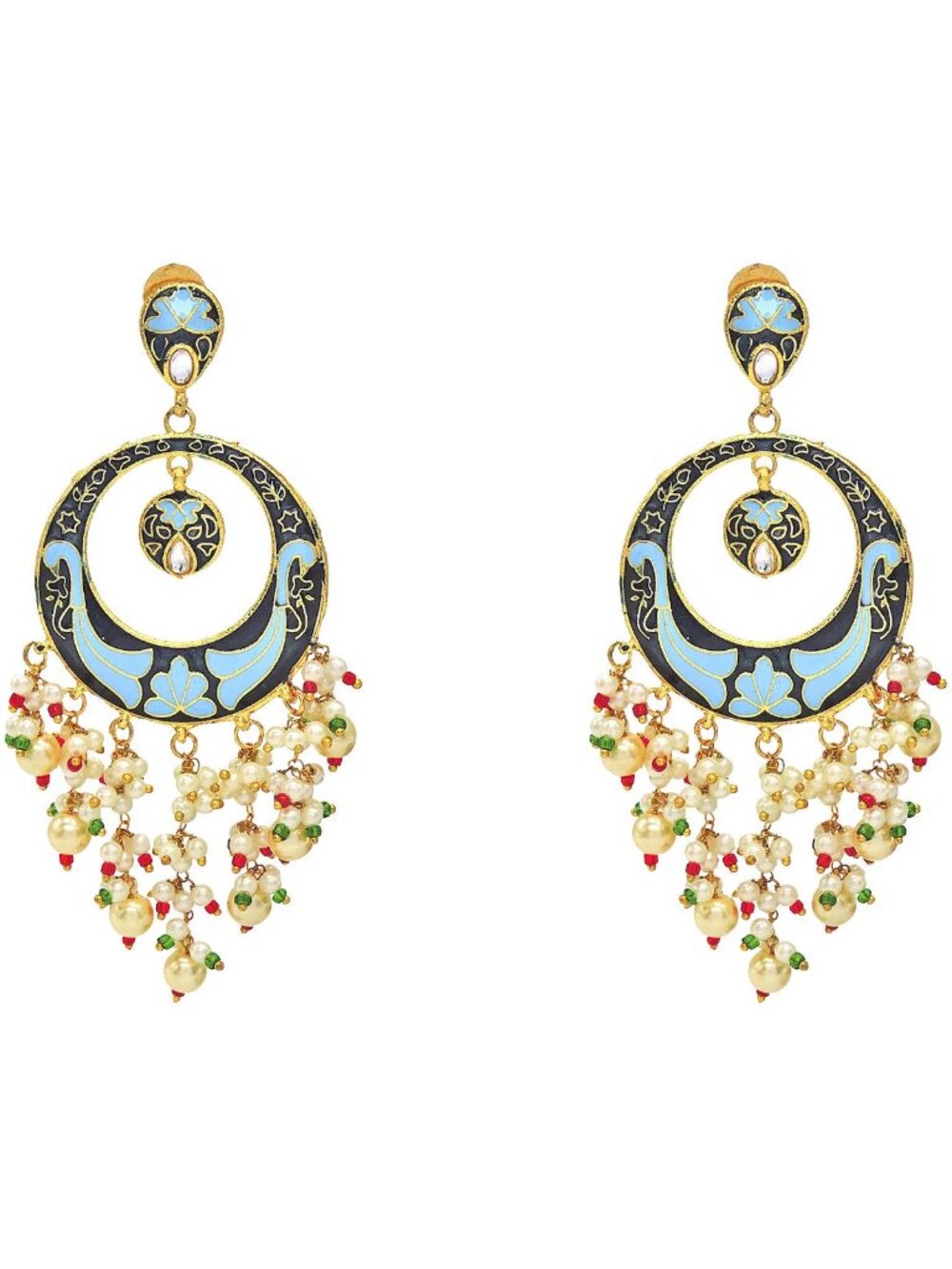 Classic Blue Chandbali